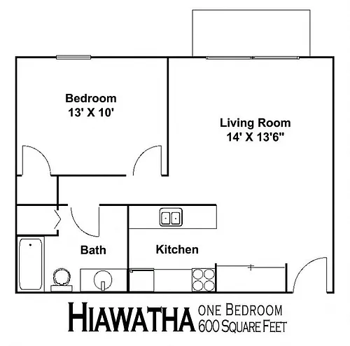 Floor plan Hiawatha-B