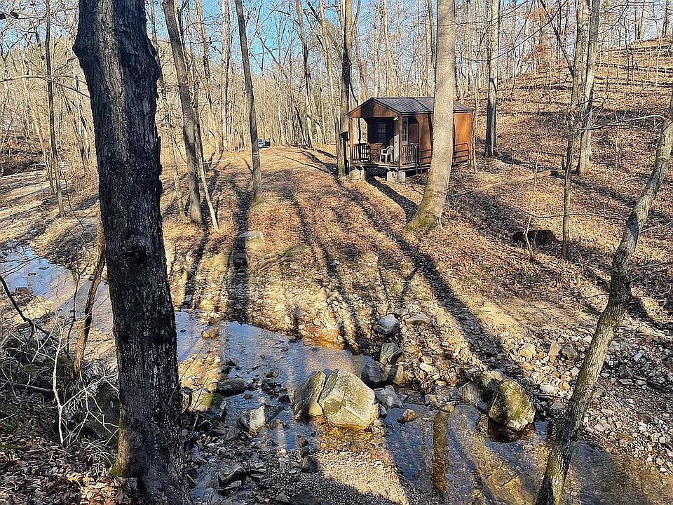 Spring feed Creek in front