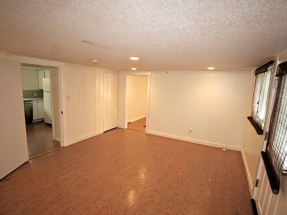 Living room. LED recessed lighting is bright and energy eff