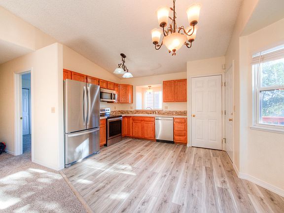 Lots of new stainless in this updated kitchen.