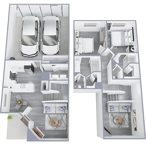 Floor plan The Bellasera Townhome Renovated
