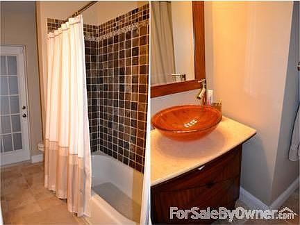 Redone Guest Bathroom : Both bathrooms in the house are fully updated.
