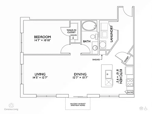 Floor plan A8