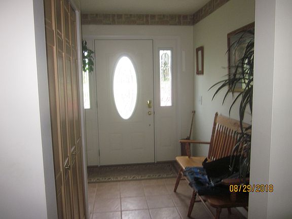 Foyer front door entry.