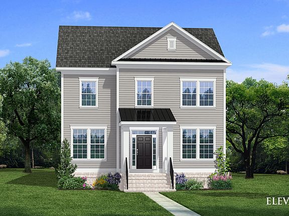 Thames floorplan rendering of elevation 1 at Greenleigh