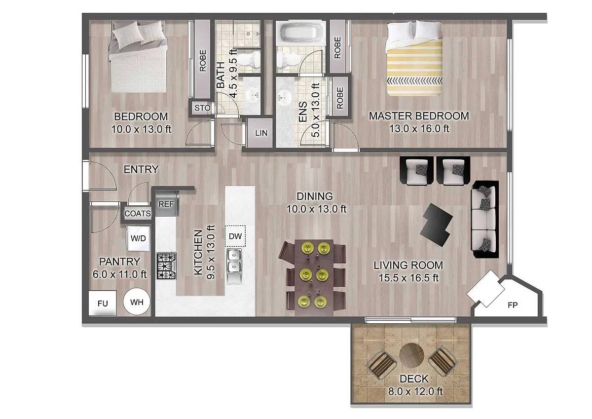 Floor plan 2x2 Updated