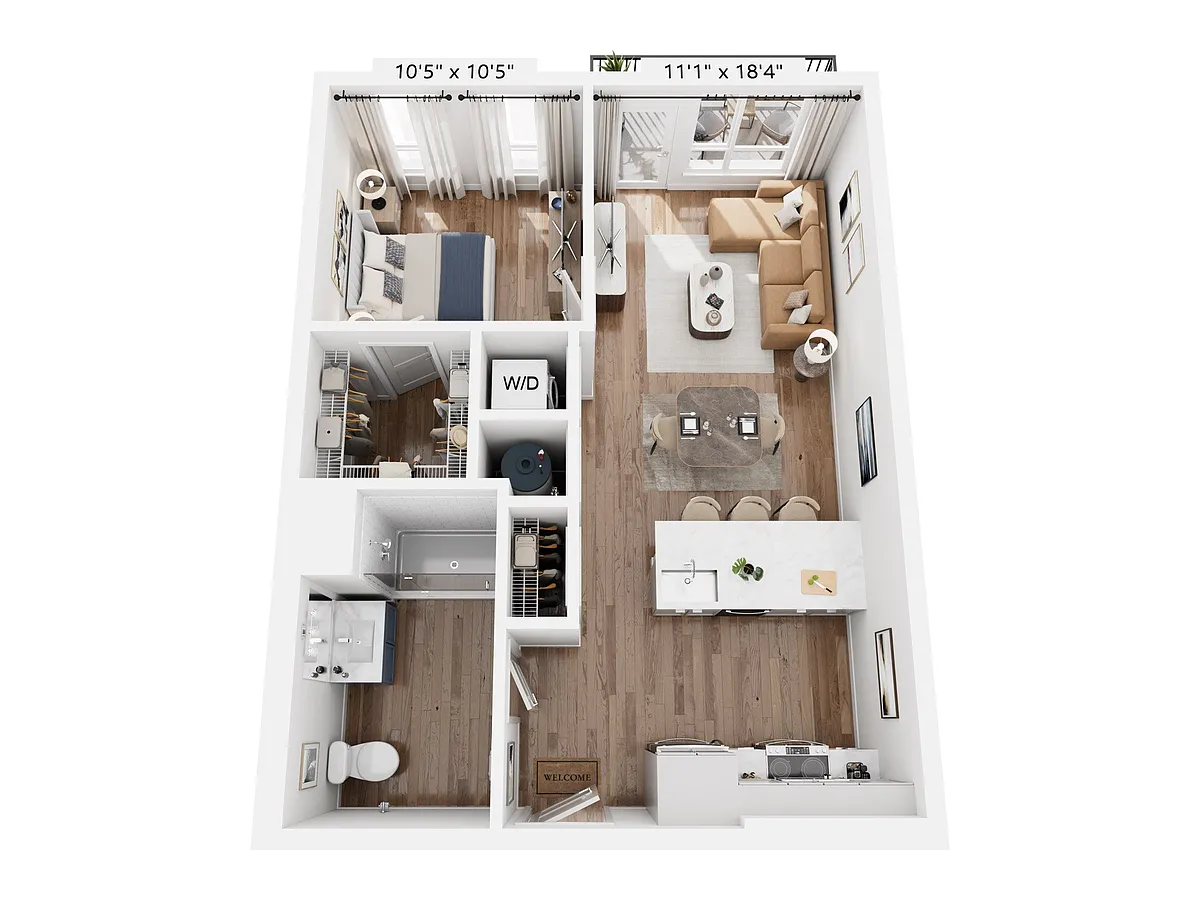 Floor plan A