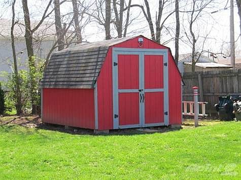 Storage building stays.