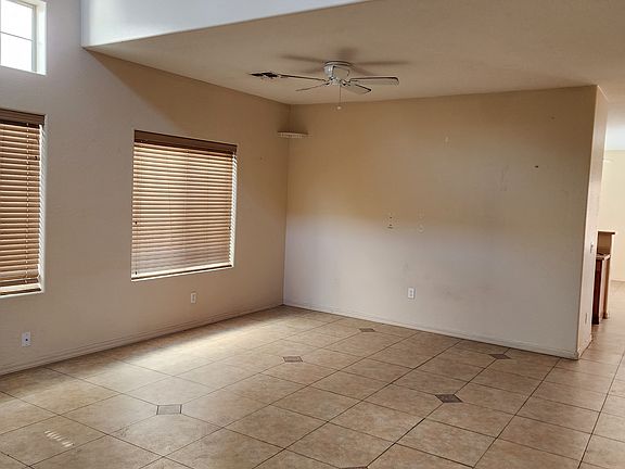 Entry, living room, dining room