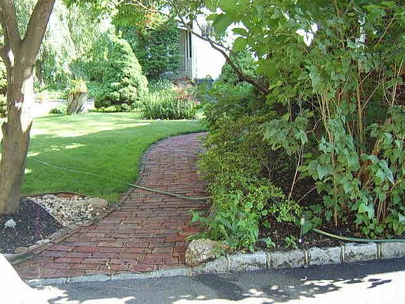 Brick Walkway - 1930's brick