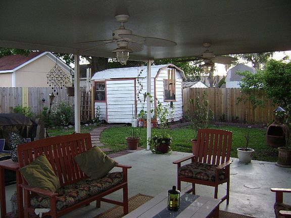 Large Shed in Back Yard