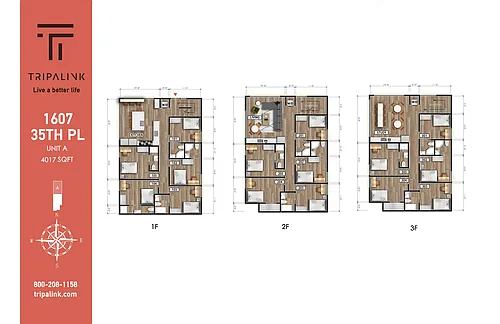 Floor plan 1607 W 35th Pl