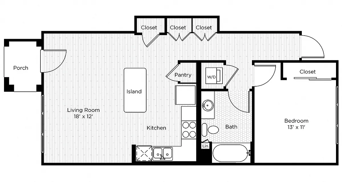 Floor plan Botanica - 1AS
