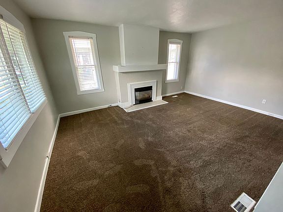 Fireplace in living room