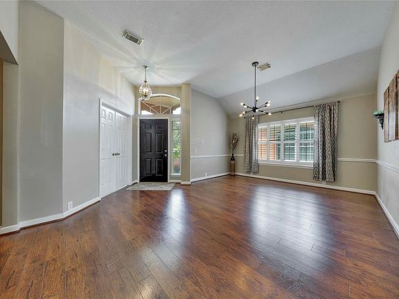 View from entry hall, formal dining area could also be used
