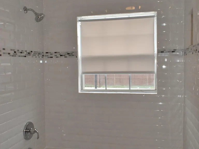 Bathroom window view