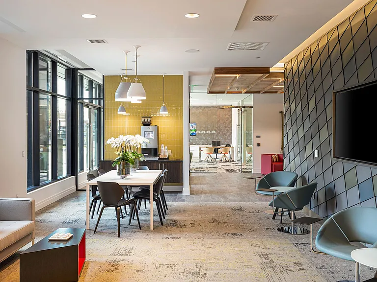 Our amenity spaces offer plenty of space to work, play and relax