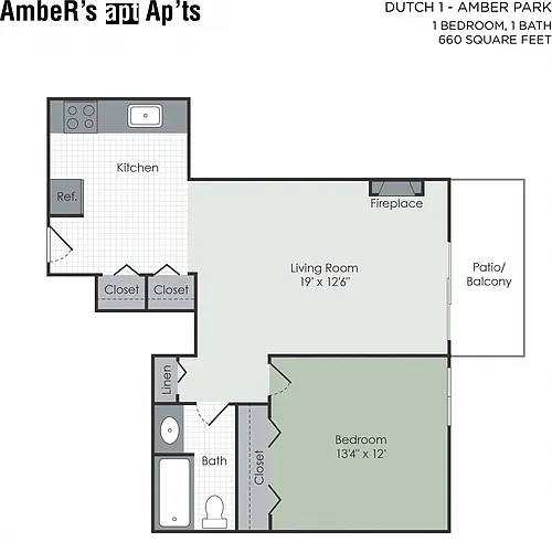 Floor plan Dutch 1- Amber Park