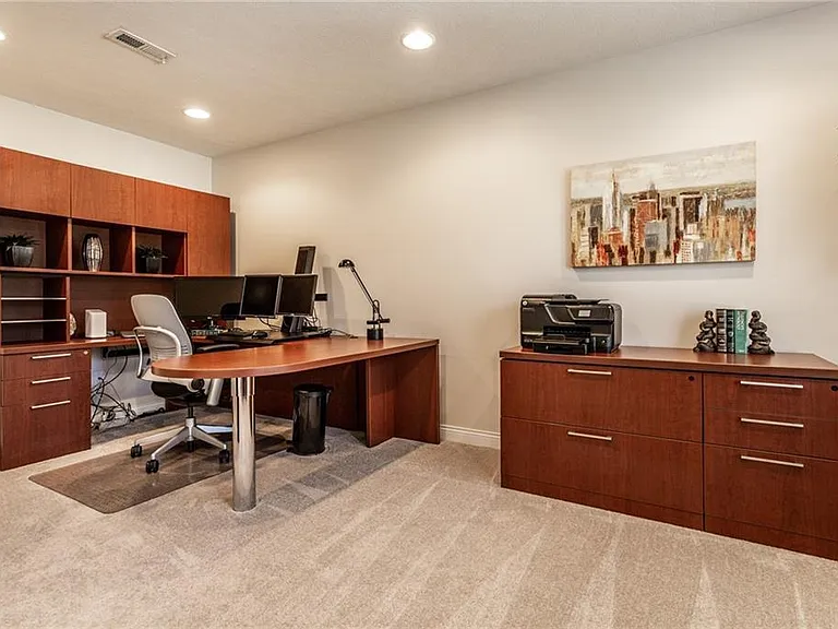 downstairs basement/office