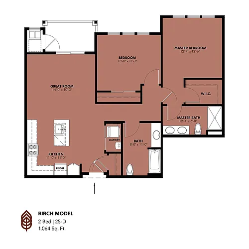 Floor plan Birch Model