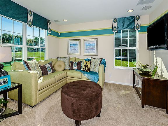 Versatile, open space provided by the great room