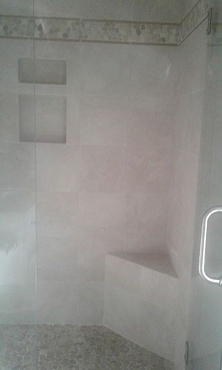 Master Bath tiled shower