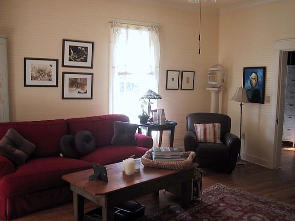 Spacious living area with loftlike feel