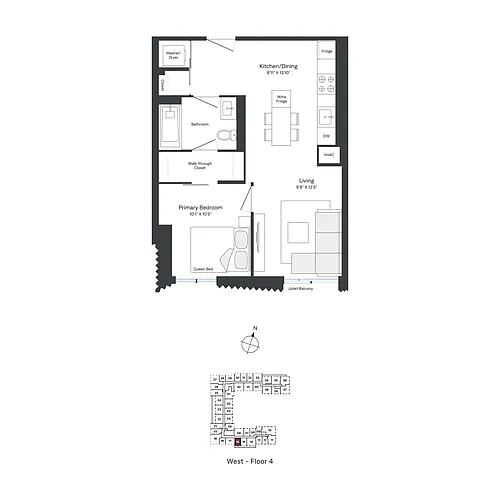 Floor plan W0416
