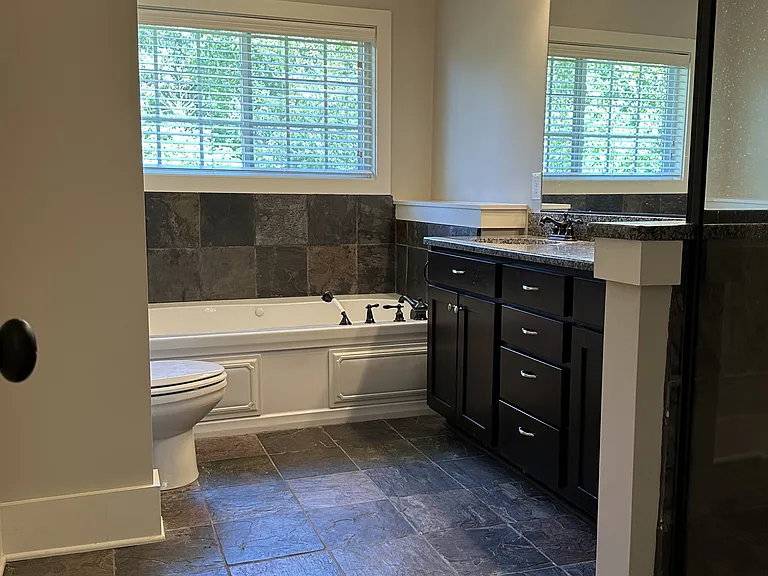 Top Level Master Bath with Jetted Tub
