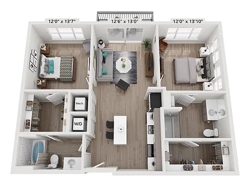 Floor plan 2A