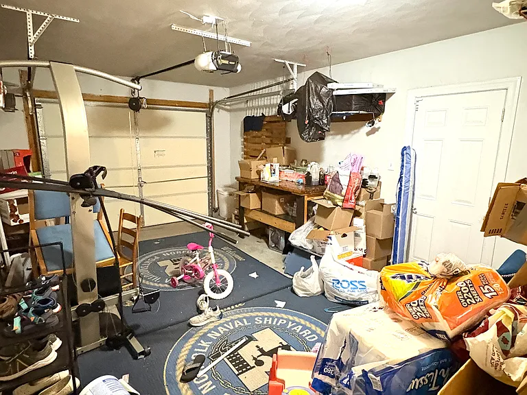 Attached garage