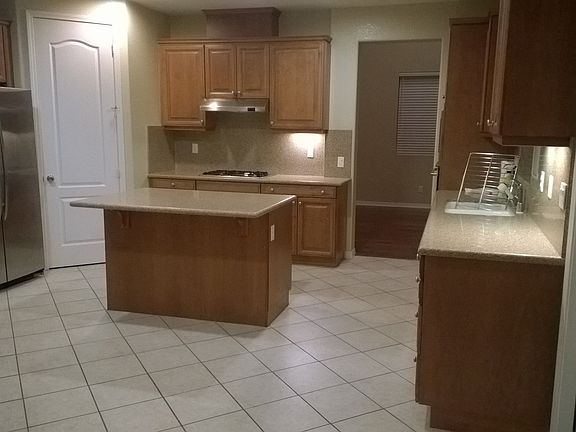 Entry into open concept kitchen