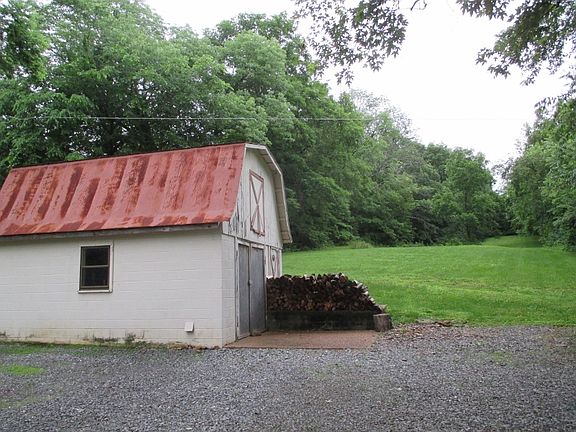 Back Yard w/ Large Shed