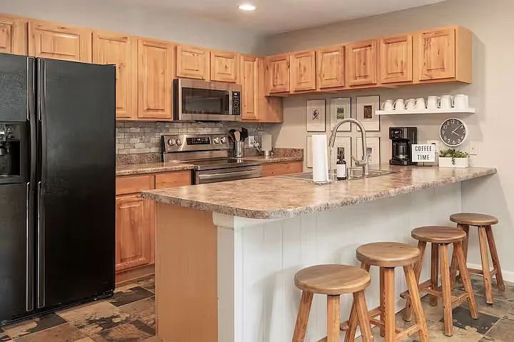 Well Stocked Kitchen with new appliances
