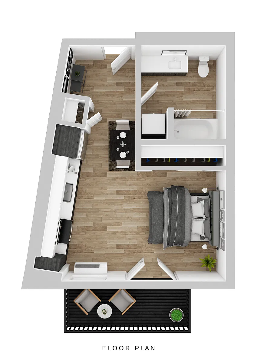 Floor plan Klipsan - Studio D