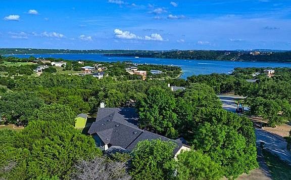 Aerial view of property