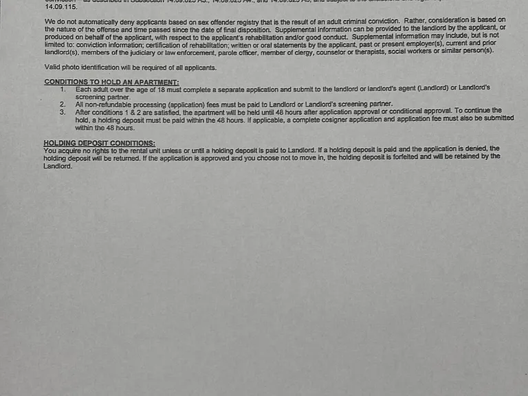 Rental Criteria pg. 2