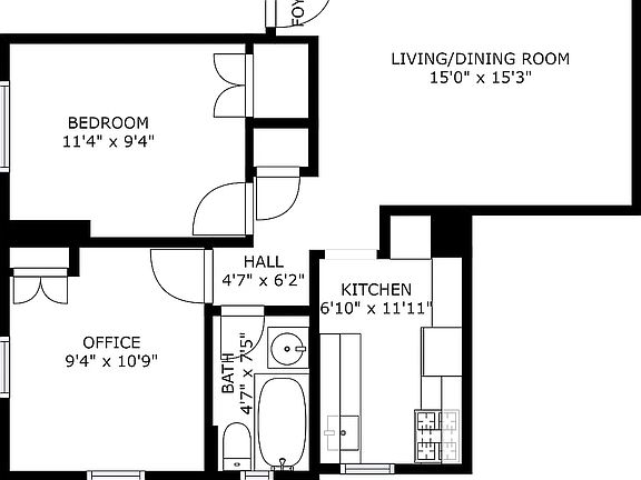 2nd image of 313 W 19th St Unit 211