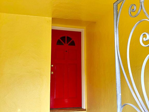 Gated front door