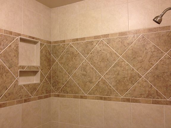 Newly Tiled Hall Bath