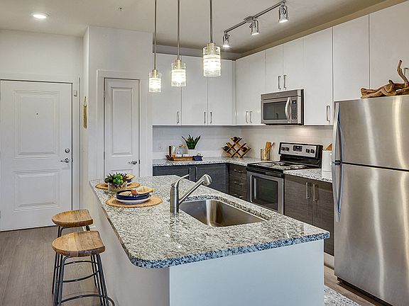 Modern Kitchen with Stainless Steel Appliances
