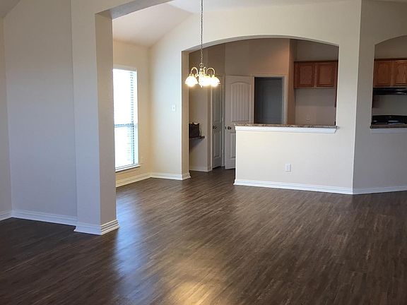 Looking at kitchen and dining room from living room!