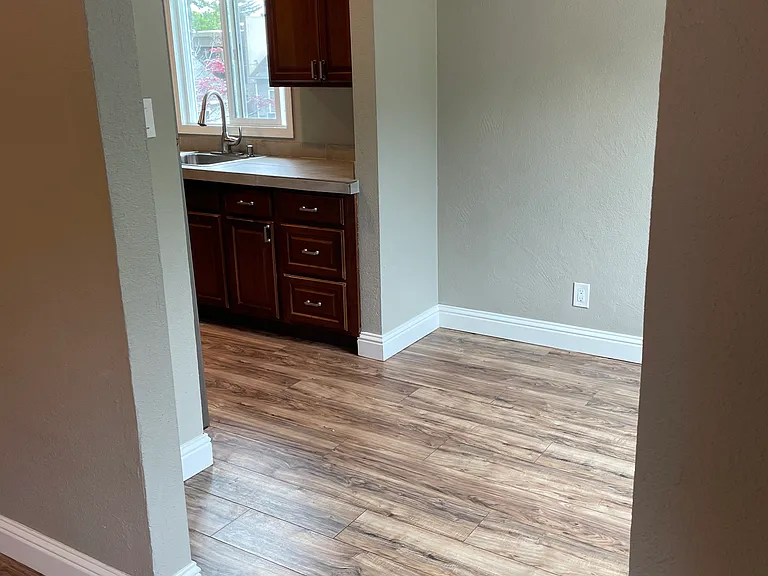 open concept dining room