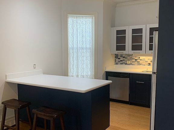Kitchen opens to family room
