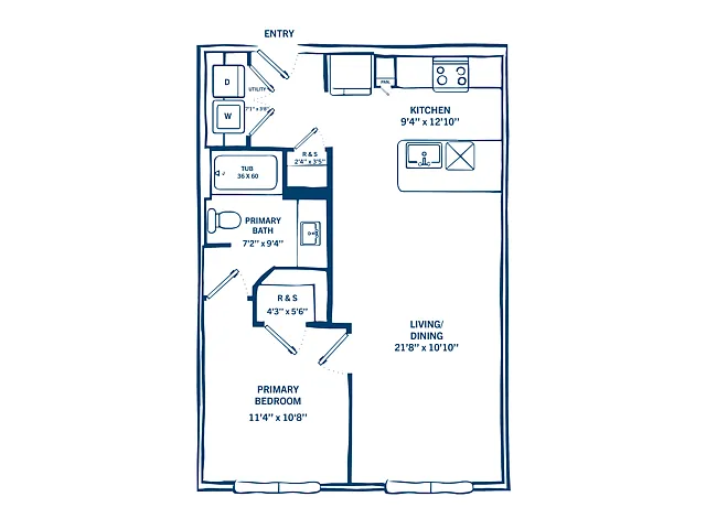 Floor plan A1-H