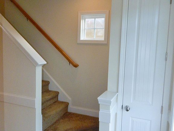 Coat closet & stairs