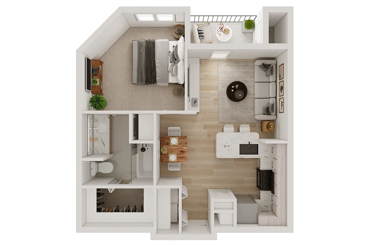 Floor plan A1B