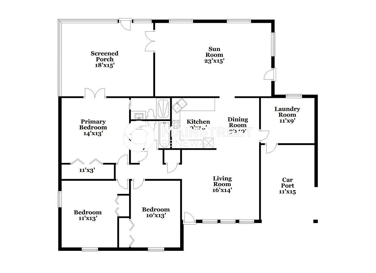 Floor Plan - 6035 Slade Rd