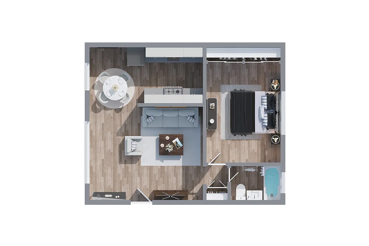 Floor plan 1X1