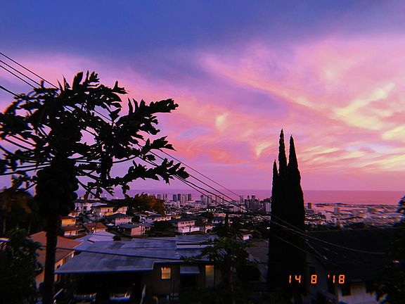 Enjoy sunsets like this from lanai!